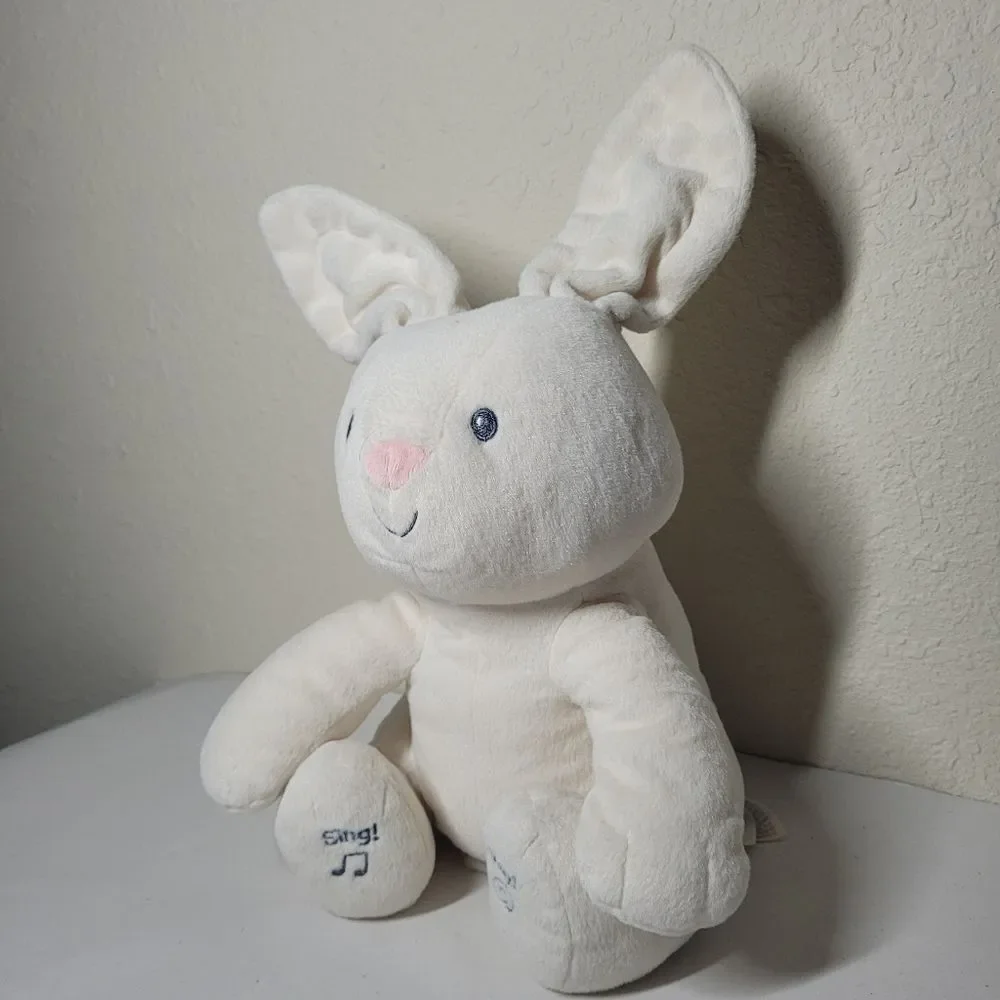 Baby Gund Flora the Bunny‎ Rabbit Musical Singing Animated Plush Toy 12